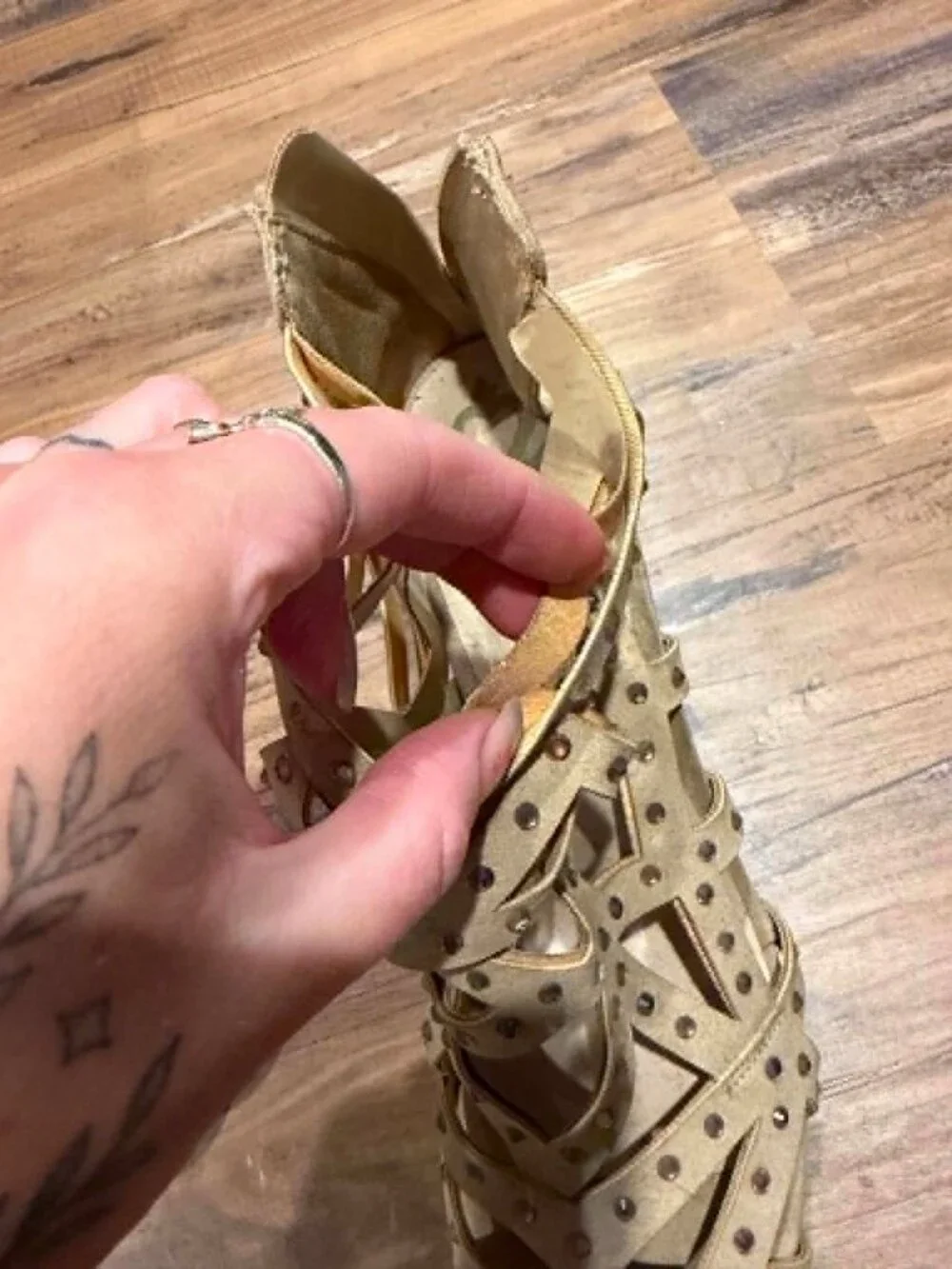 Fergalicious Cage Heels Size 10